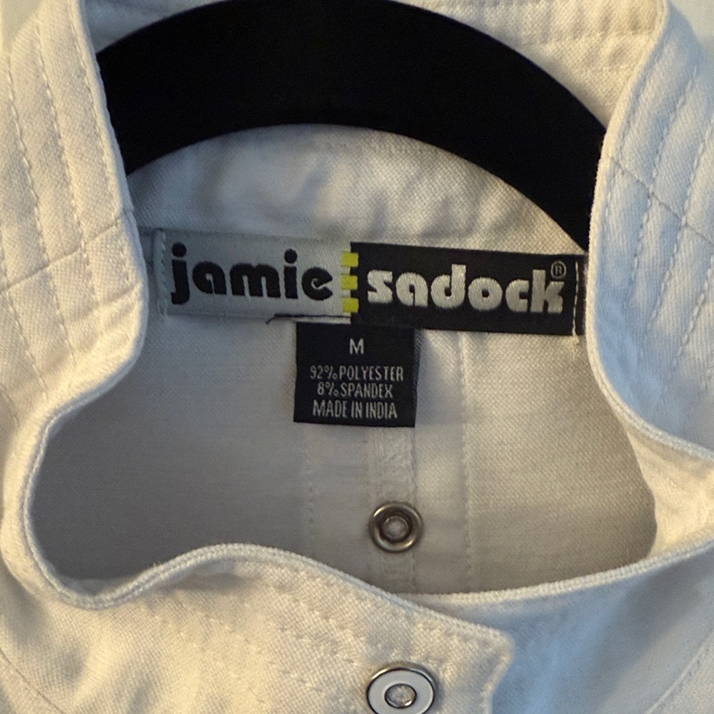 Jamie Saddock Justine jacket Black & White NWOT. Hardware covered for protection - Picture 4 of 6